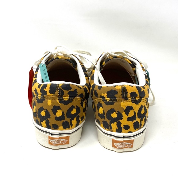 💖MEGA SALE💖VANS Comfycush Old Skool Leopard Yellow Black  Womens  VN0A5DYC9KK - Picture 7 of 11